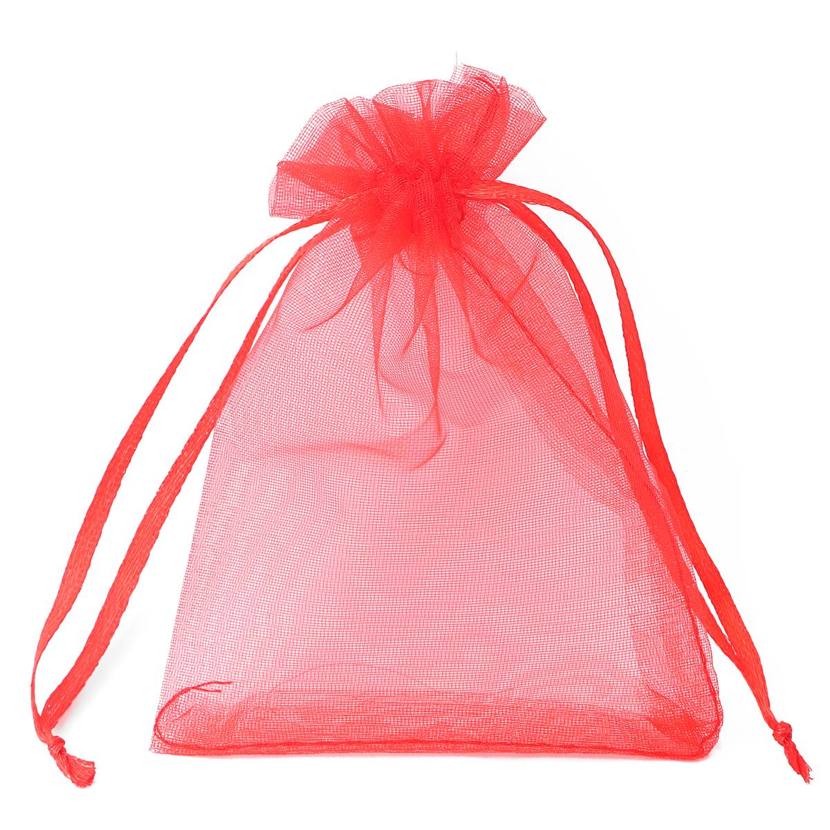 50 teile/beutel Einstellbare Kordelzug Organza Taschen Schmuck Verpackung Taschen Candy Hochzeit Taschen Geschenke Beutel 9x12cm