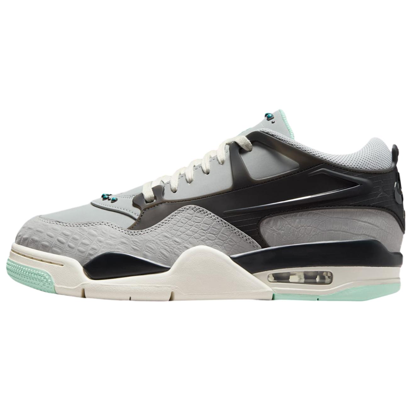 Jordan Air Jordan 4 Abriebfeste Low-Top Vintage Basketballschuhe Damen Grau Jordan IH7320-031 43