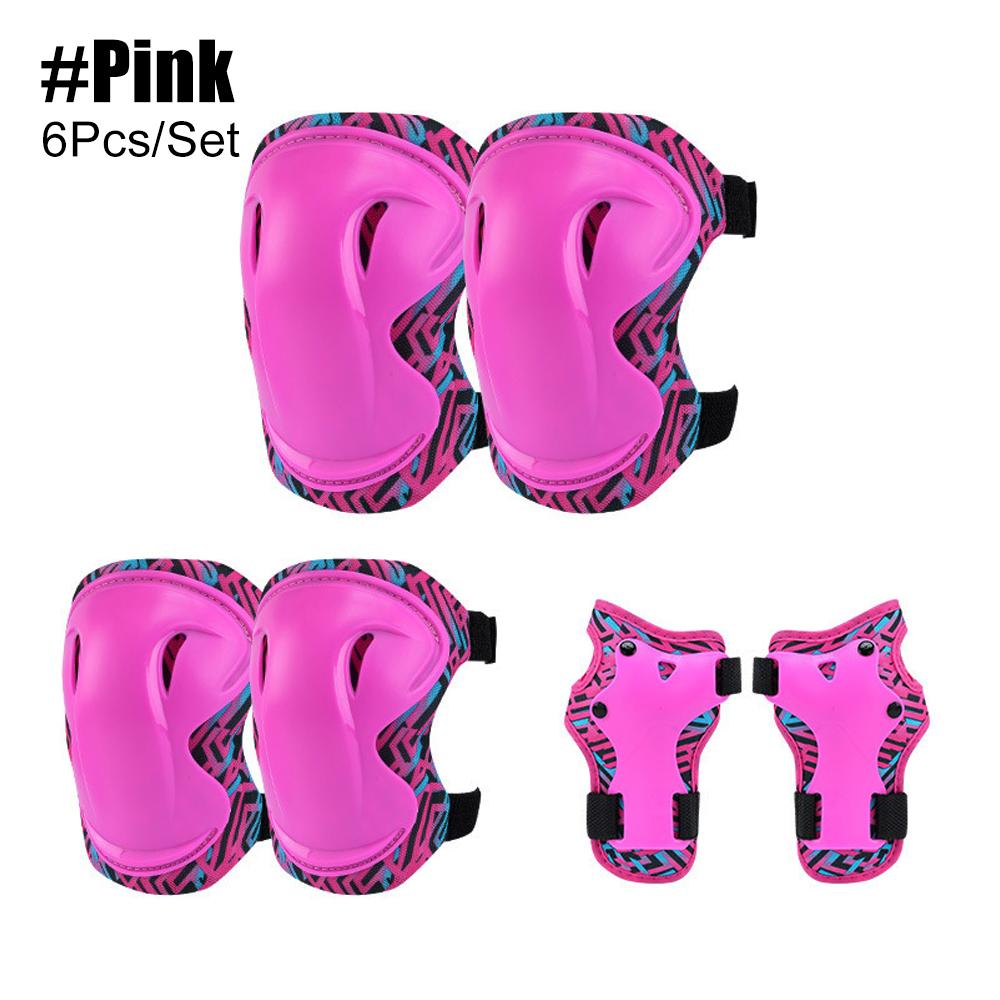6 Stück Kinder Knie- & Ellbogenschoner Handgelenkschützer Schutzausrüstungsset Für 3-15 Jahre Kind Rollschuhe,Skateboard,Radfahren,Inlineskaten S