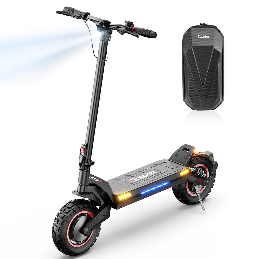 iScooter iX7Pro 1000W*2 Dualmotor-Elektroroller 48V17,5Ah 10-Zoll-Offroad-Luftreifen 60 km/h 80 km Reichweite E-Scooter