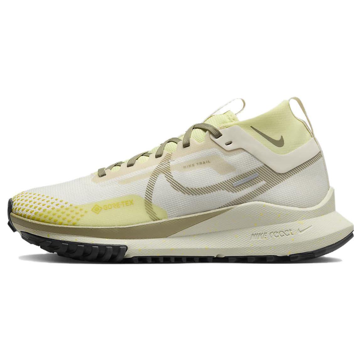 Nike React Pegasus Trail 4 GORE-TEX Pale Ivory Neutral Olive Damen Sneaker Creme Leuchtend-Grün Hochspannung DJ7929-101 38