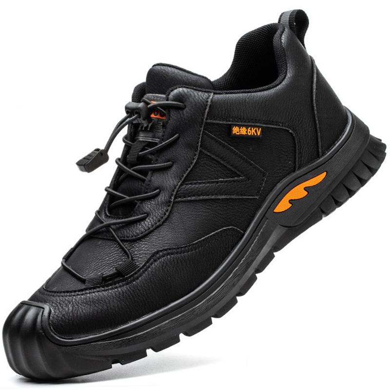 Wasserdichte Sicherheitsschuhe Stiefel Herren Anti-Smash Composite Toe Arbeitsschuhe Herren Pannensichere Isolationsschuhe 6KV Sicherheitsschuhe 40