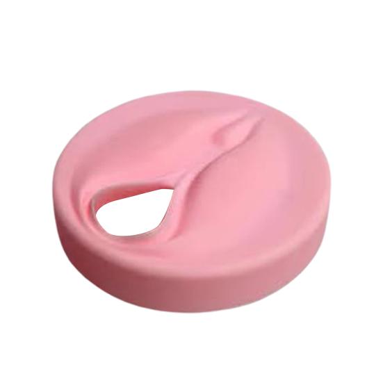1/2 Stück 54mm Vagina-förmiger Soda-Dosenverschluss BPA-freies Silikon Auslaufsicher Staubdicht Soda rosa