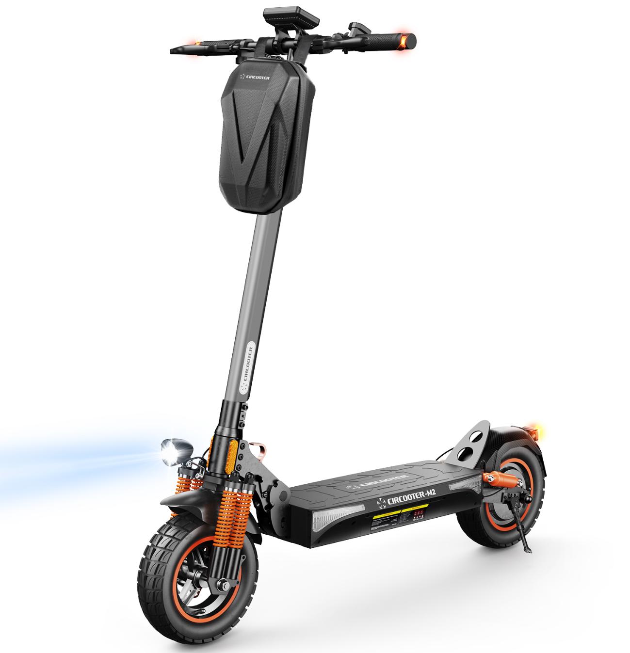 CIRCOOTER M2 ABE Gelände-Elektro-Tretroller für Erwachsene 500W Motor 48V12Ah Batterie Faltbarer E-Scooter mit App-Steuerung Offroad-Reifen