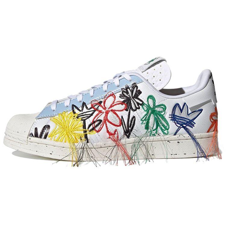 Sean Wotherspoon x adidas Superstar Super Earth Unisex Sneakers Weiß Wolkenweiß Off-White FZ4724 35⅔