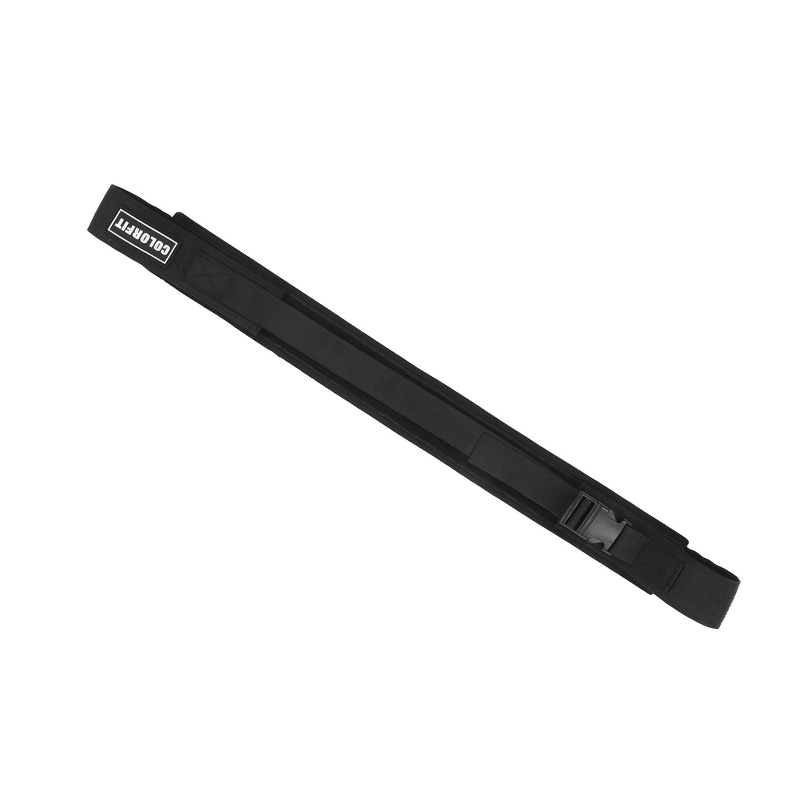 Schwarzer Hüft-Gewichthebergürtel, bequemer und sicherer Hip-Thrust-Hantel-Trainingsgürtel für das Training im Fitnessstudio