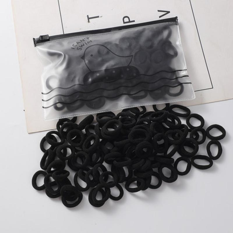 100 stücke Elastische Kopf Band Kinder Haar Seil Haar Krawatten Candy Farbe Nette Handtuch Haar Ring Für Kleine Mädchen Kinder haar Zubehör