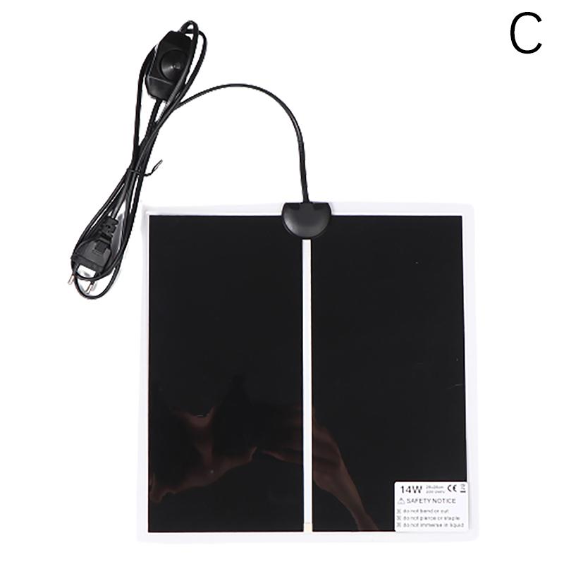 5-45W Terrarium Reptilien Heizmatte Klettertier Heizung Wärmeunterlagen Einstellbarer Temperaturregler Matten Eu/Us EU-14W