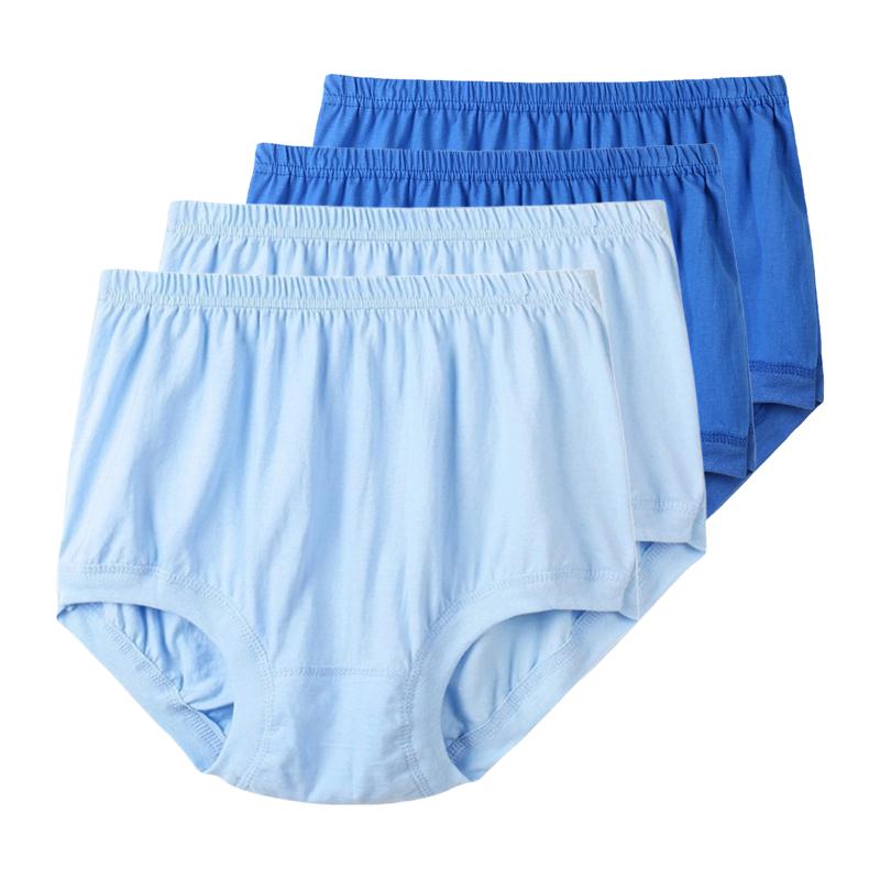 4 Stück Übergröße Unterwäsche Herren L XL 2XL 3XL 4XL 5XL Slips Große Unterhosen Mittelalterlich und älter Baumwolle Bequeme Slips Herrenshorts Knickers 3XL white