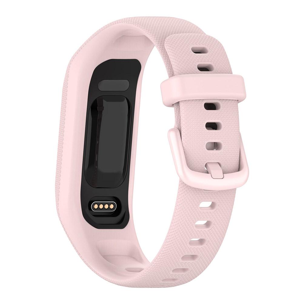 Silikon-Uhrenarmband für Garmin Vivosmart 5 Armband Sport-Uhrenarmband Weiches Armband Ersatzarmband Garmin Vivosmart5 Armband Garmin Vivosmart 5 rosa
