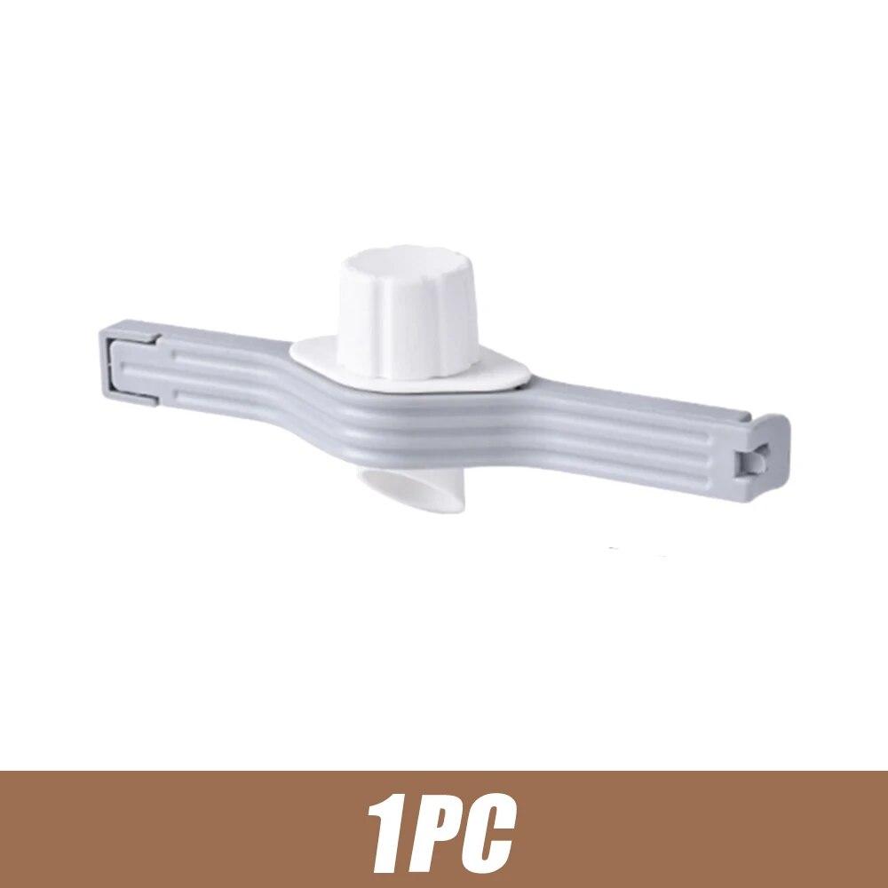 Gewürzverschlussklammer Gewürz Snackbeutel Verschlussklammer Kaffeepaket Aufbewahrungsklammer mit Deckel Küchenzubehör Lebensmittelfrische Werkzeuge 1pc