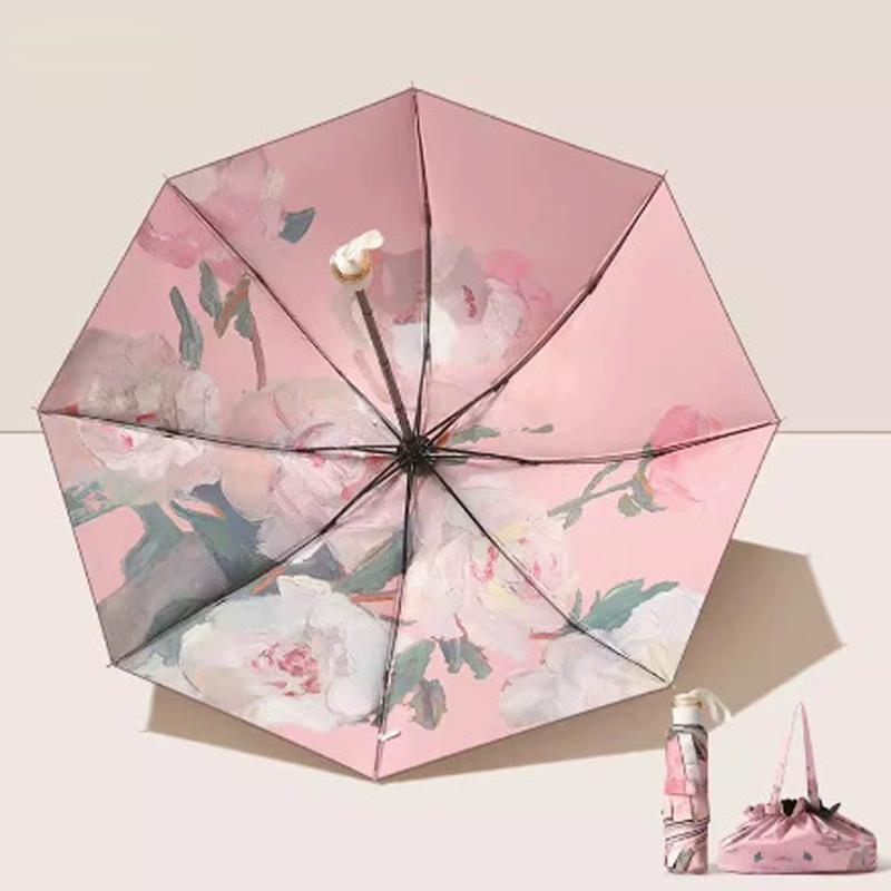 Drei-/Fünffacher transparenter Prinzessinnen-Regenschirm für Damen, romantischer Spitzen-Herz-Sakura-Druck, verdickter PVC-Plastik-Regenschirm, klare Regenschirme, Geschenke für Liebhaber und Mädchen