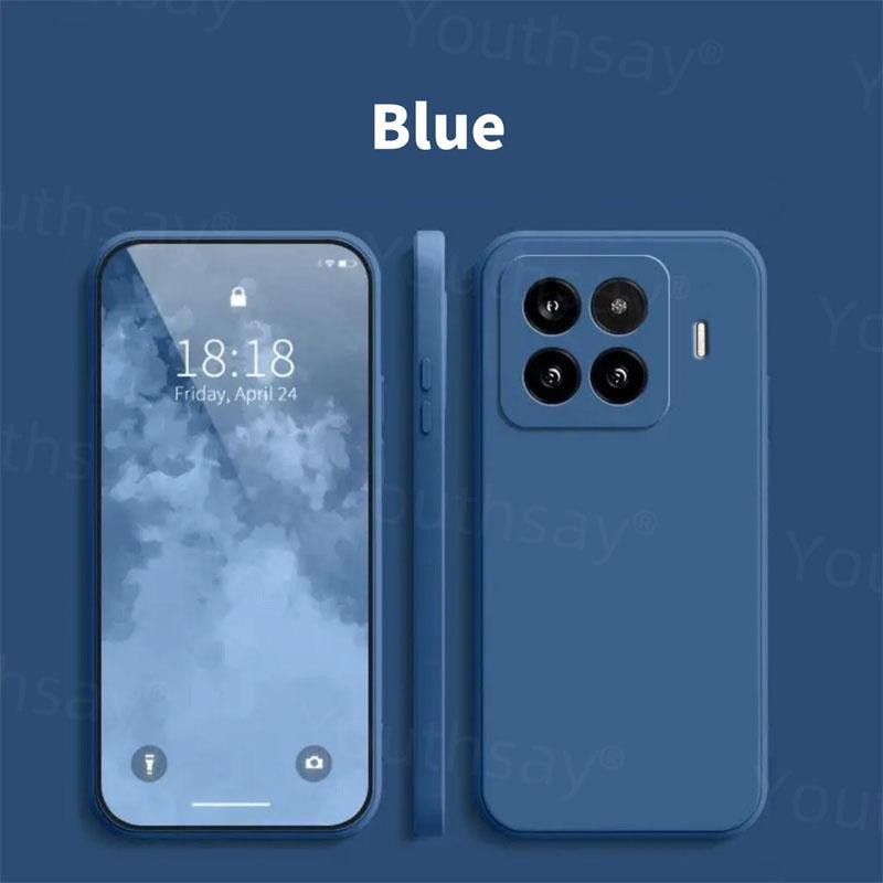 Luxus Hülle Für Xiaomi 17T Cover Xiaomi 17T Pro Fundas Coque Flüssigsilikon Weiches TPU Handy Stoßstange Xiaomi 17T Xiaomi 17T Pro blau