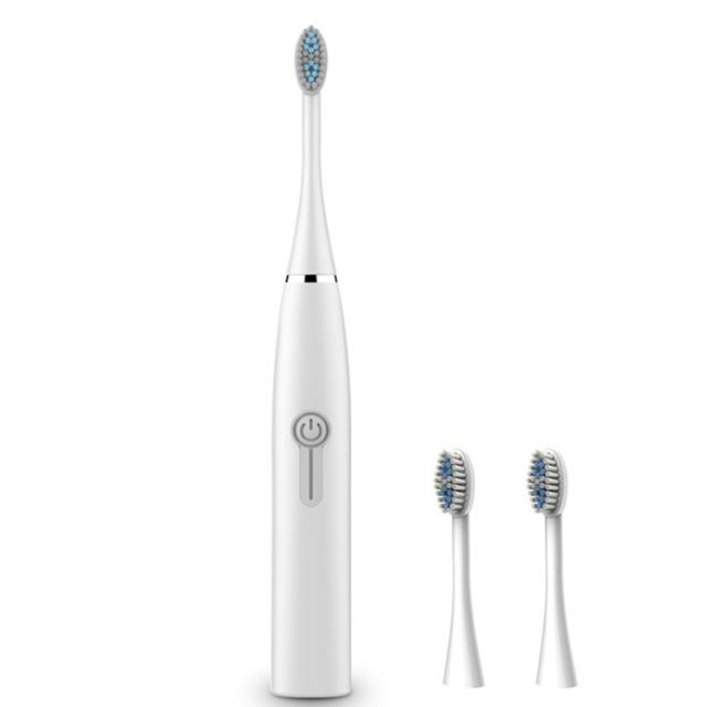 Elektrische Zahnbürste Sonic Whitening IPX7 Ultraschall Automatische Erwachsene Timer Bürste Batterie Akustische Welle Wasserdichte Zahnbürste