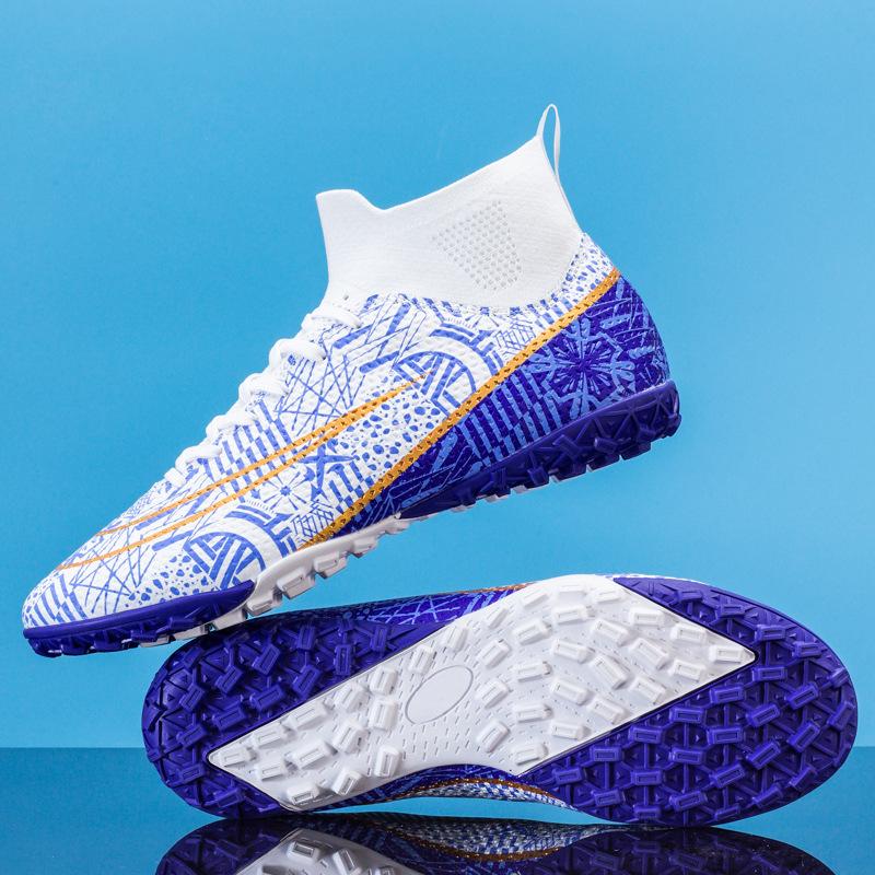 Neue Lange Nägel Gebrochene Nägel Fußballschuhe für Herren und Damenfussballschuhe Quelle AG Fußballschuhe 35 blue