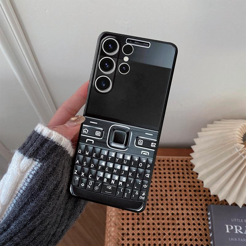 Lustige Kamera gemusterte Handyhülle für Samsung S24 S23 Ultra Plus A55 A54 A35 A34 A25 A24 A23 A15 A14 4G 5G für Samsung A54 Stoßfeste Stoßstangenabdeckung Samsung S24 Ultra