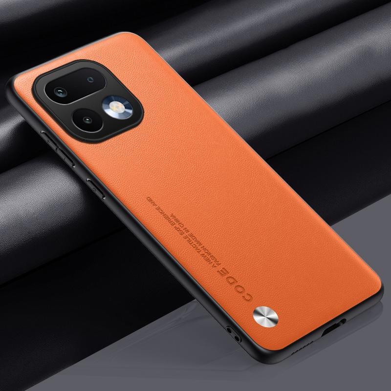 Luxus PU-Leder Hülle Für Realme 16 Pro Plus Rückseite Silikon Vollschutz Handyhülle Für Realme 16 Pro+ 5G Realme16 Pro Realme 16 Pro orange