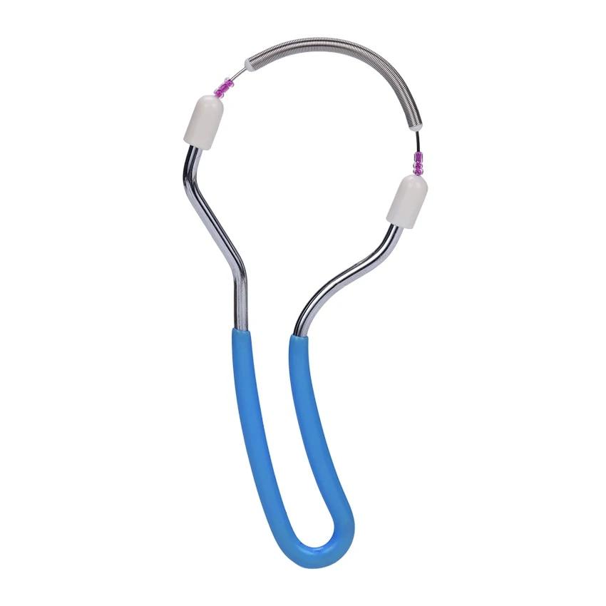 Gesichtshaarentferner, feines Haar, fetales Haar, Feder, Gesichtshaar-Epilierer, Haarentferner, Gesichts-Twister, Gesichtshaarentfernungswerkzeug blau