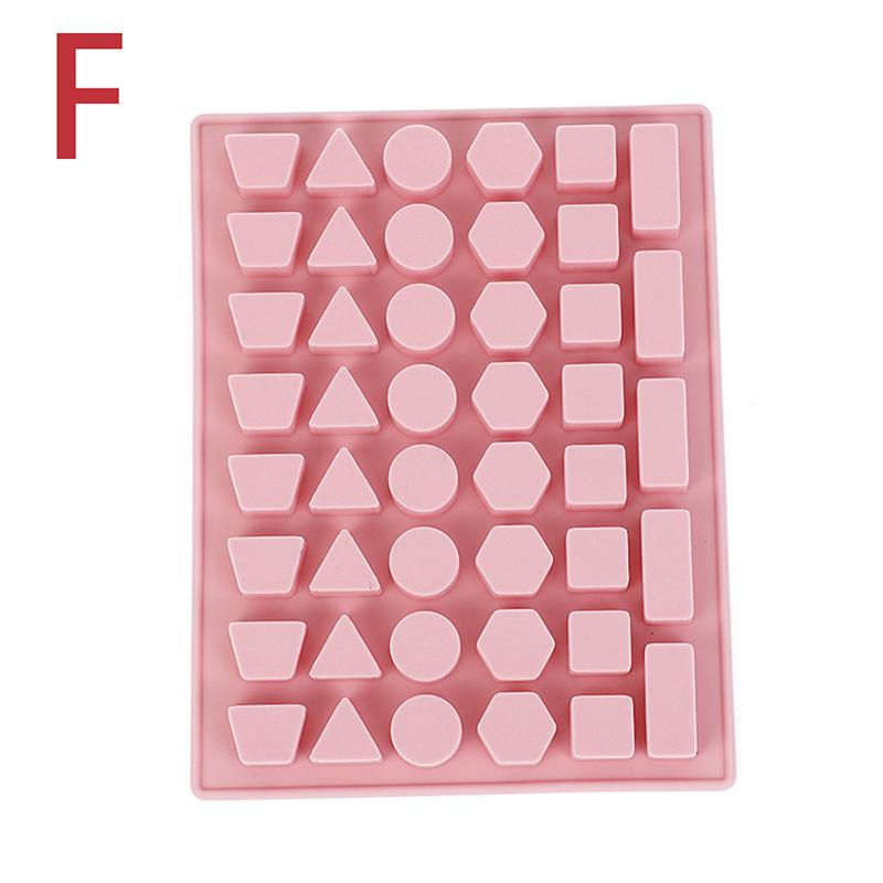 Silikonform für Schokolade, Obst, Tiere, Kaninchen, Fische, Fudge, Süßigkeiten, Gelee, Form, geometrisches Herz, Kuchendekor, Backen, Eiswürfelschale, Geschenke F