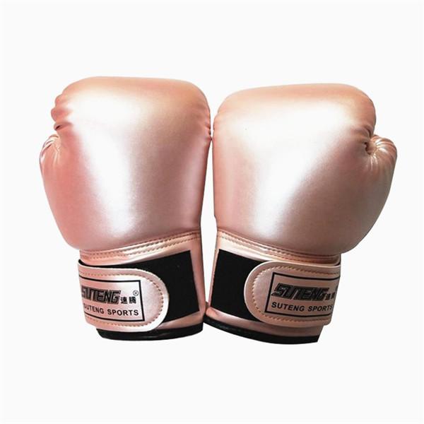 2–8 Jahre Kinder-Boxhandschuhe für Spaß, Muay-Thai-Kampf, Sanda, Kampfsport, Tasche, Boxen, Trainingshandschuhe, Ausrüstung 02 rose gold