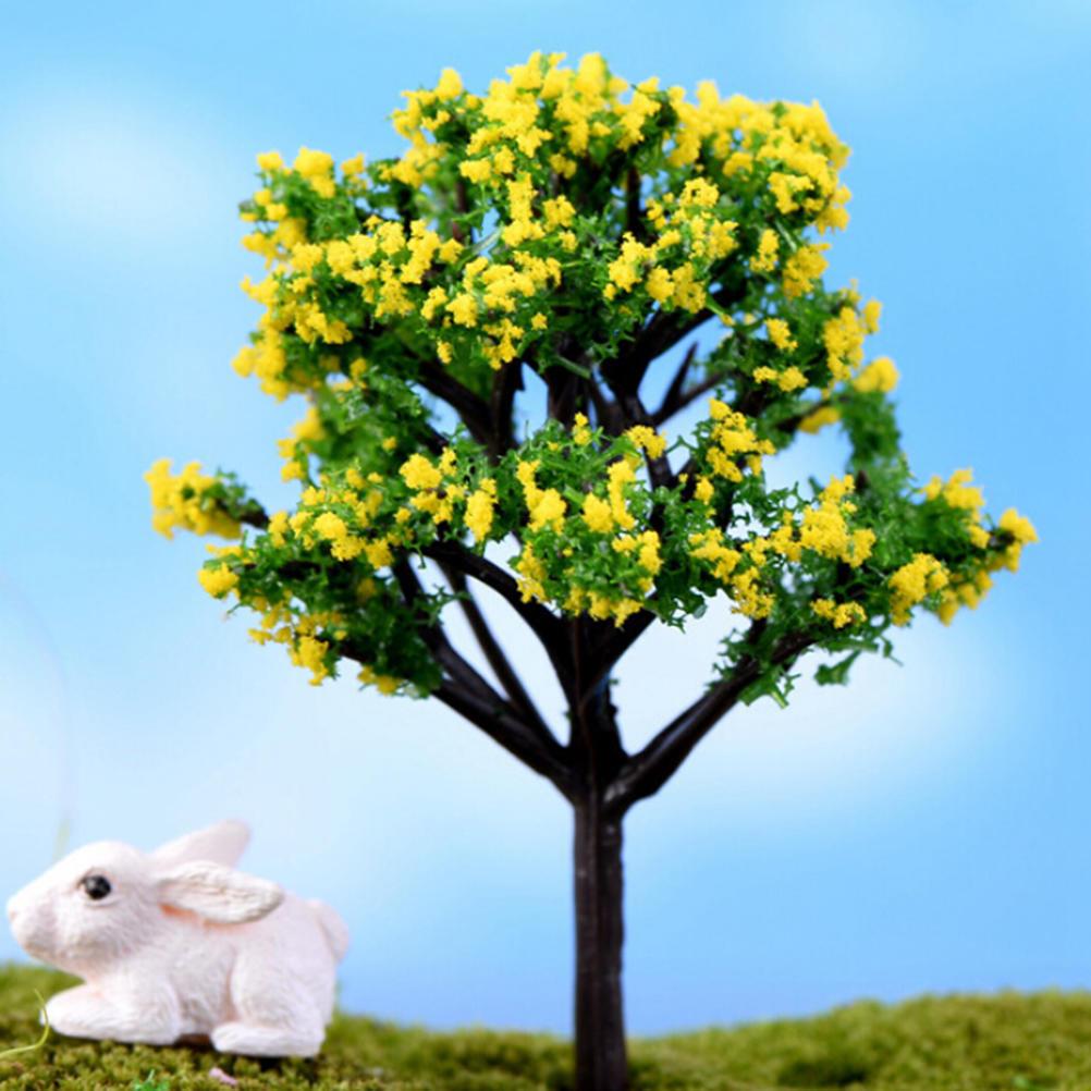 Bäume für Miniatur-Feengarten Ornament Puppenhaus Blumentopf Figur Diy Handwerk