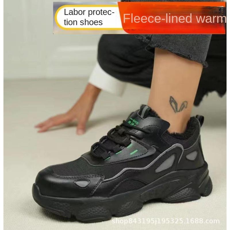 Arbeitsschuhe Kunststoff Stahlsackkopf Anti-Smashing und Anti-Piercing Arbeitsschuhe Leichte Paar Sicherheitsschuhe 46