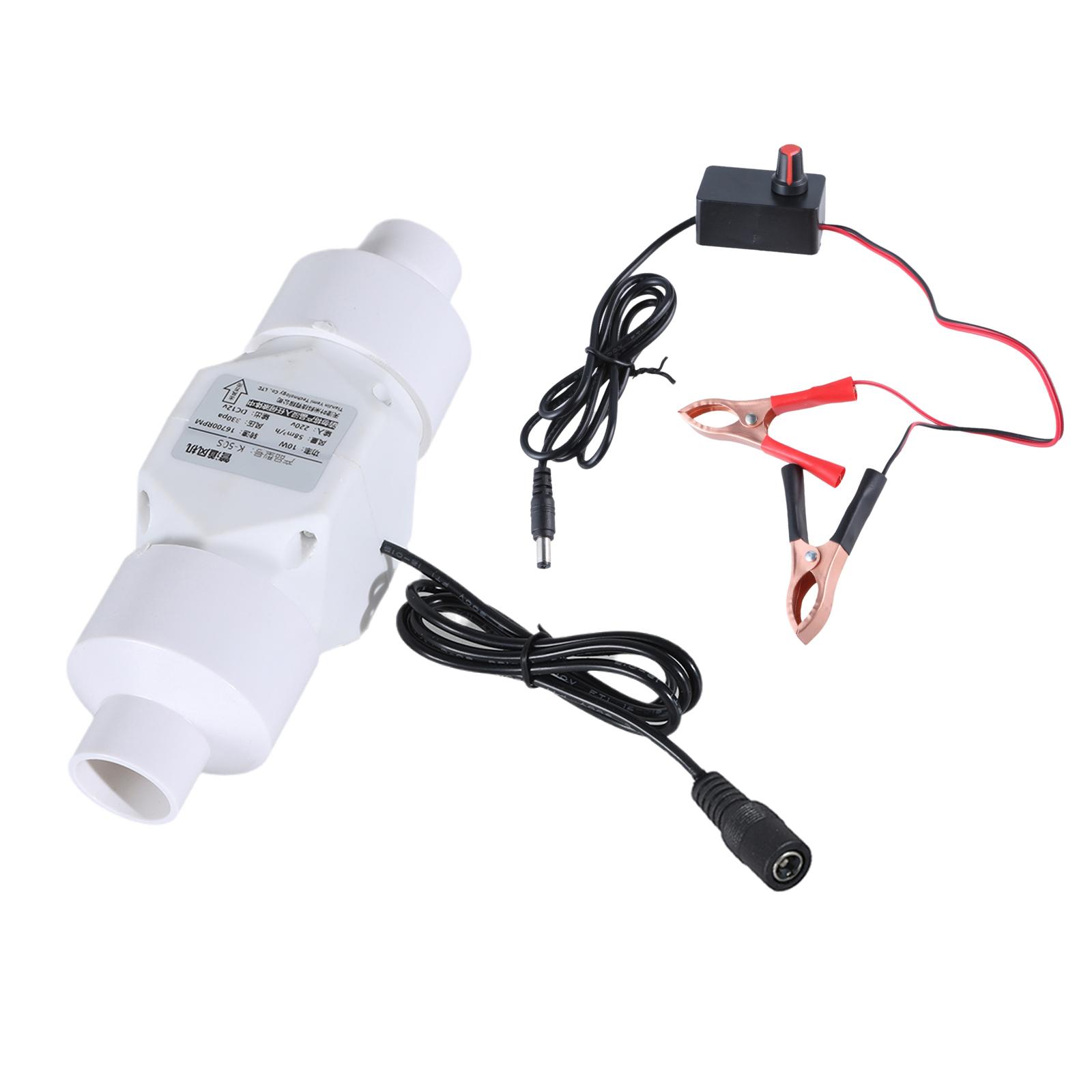 Inline-Luftgebläse 12V Lüftungsgebläse Luftauslass Inline Marine Bilge Starker Motorlüfter Bilgenluftgebläse 25MM
