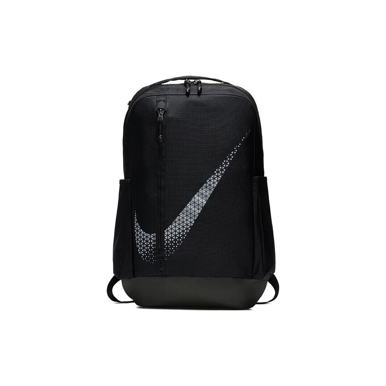 Nike Studenten Sport Freizeit Rucksack mit großem Fassungsvermögen aus Nylon für Laptop Unisex Rucksack Schwarz BA5782-010 Black