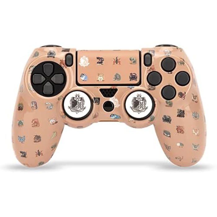 Hülle + Griffe für Controller - FR-TEC - Monster Hunter - Mehrfarbig - PS4 - Offizielle Lizenz