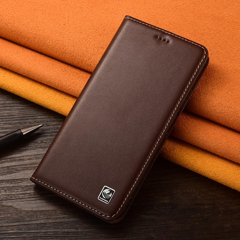 Echtes Napa-Leder Klapphülle für Sony Xperia XZ XZ2 XZ3 XA XA1 XA2 Plus Ultra Premium Kompaktes Handy Kartenhülle Hüllen Xperia XZ2 Premium kaffeebraun