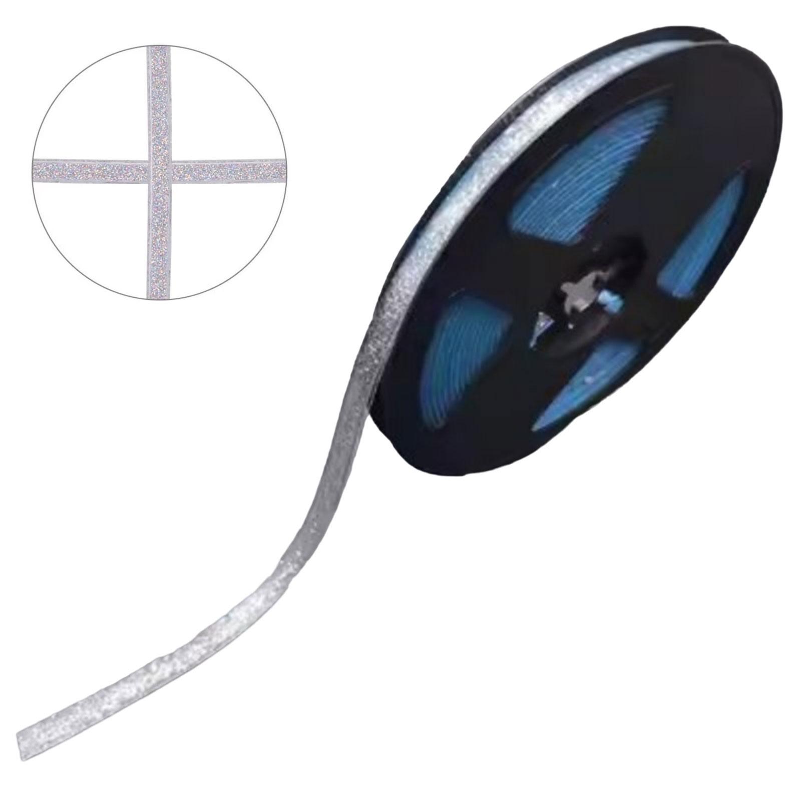 Wasserdichtes Keramikfliesen-Fugenband für Küche und Bad Selbstklebende Dekoleiste 6 m lang für Küche Bad silber