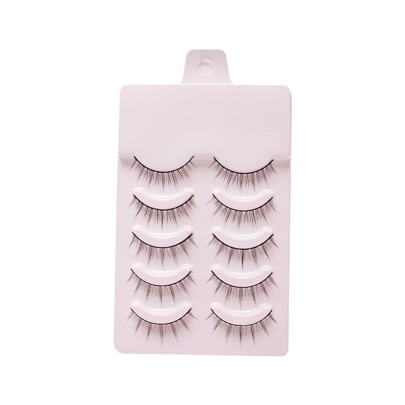 Neue Manga-Wimpern, weiche, natürliche Wimpern, dicke falsche Wimpern, Manga-Wimpern, tägliche Dating-Make-up-Wimpern, Wispy-Wimpern