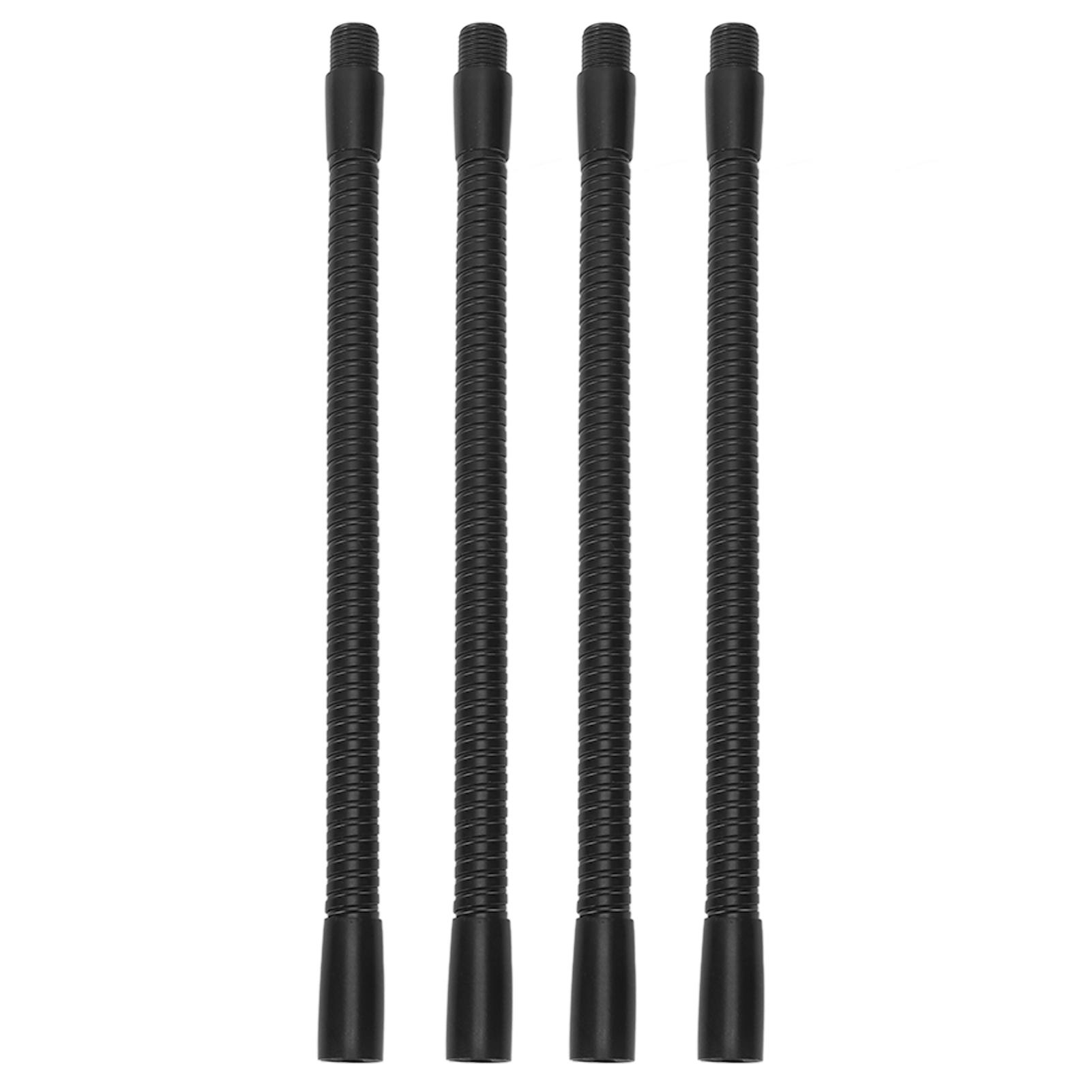 4 Pcs Schwanenhals Lampe Schlauch Aluminium 10mm Kaliber Flexible Tisch Schreibtisch Lampe Schlauch Beleuchtung Armaturen 20cm / 7.9in