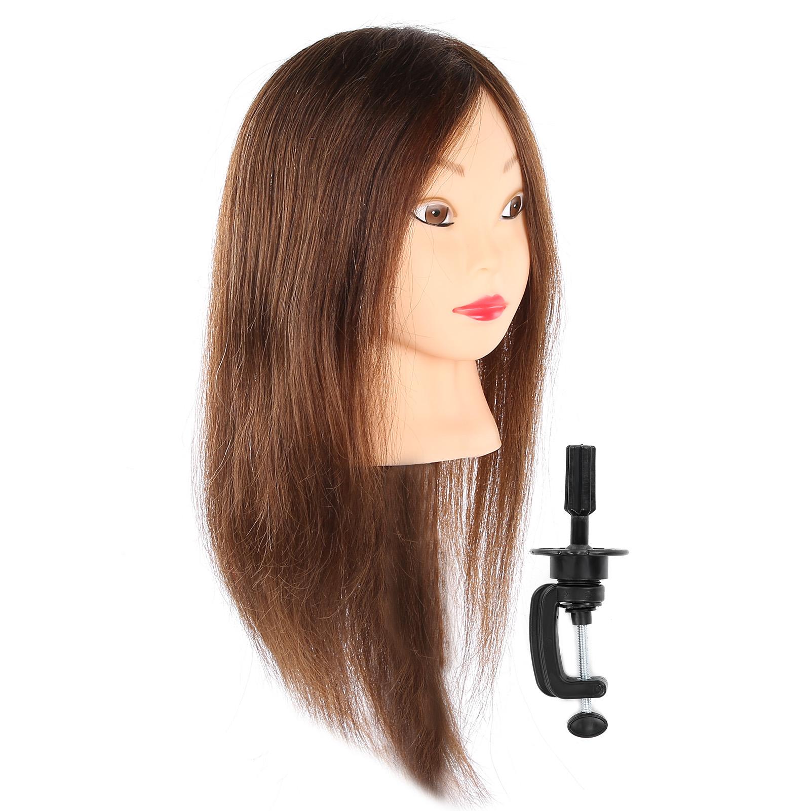 Haar Übungskopf Friseur Trainingskopf Kosmetologie Übungskopf mit Halterung