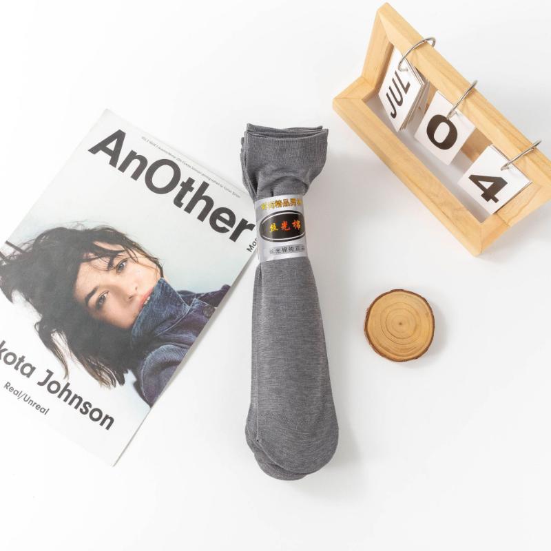 10 Pairs männer Sommer Dünne Socken Atmungsaktive männer Eis Socken Casual Socken Großhandel Lot 10 Pairs grau