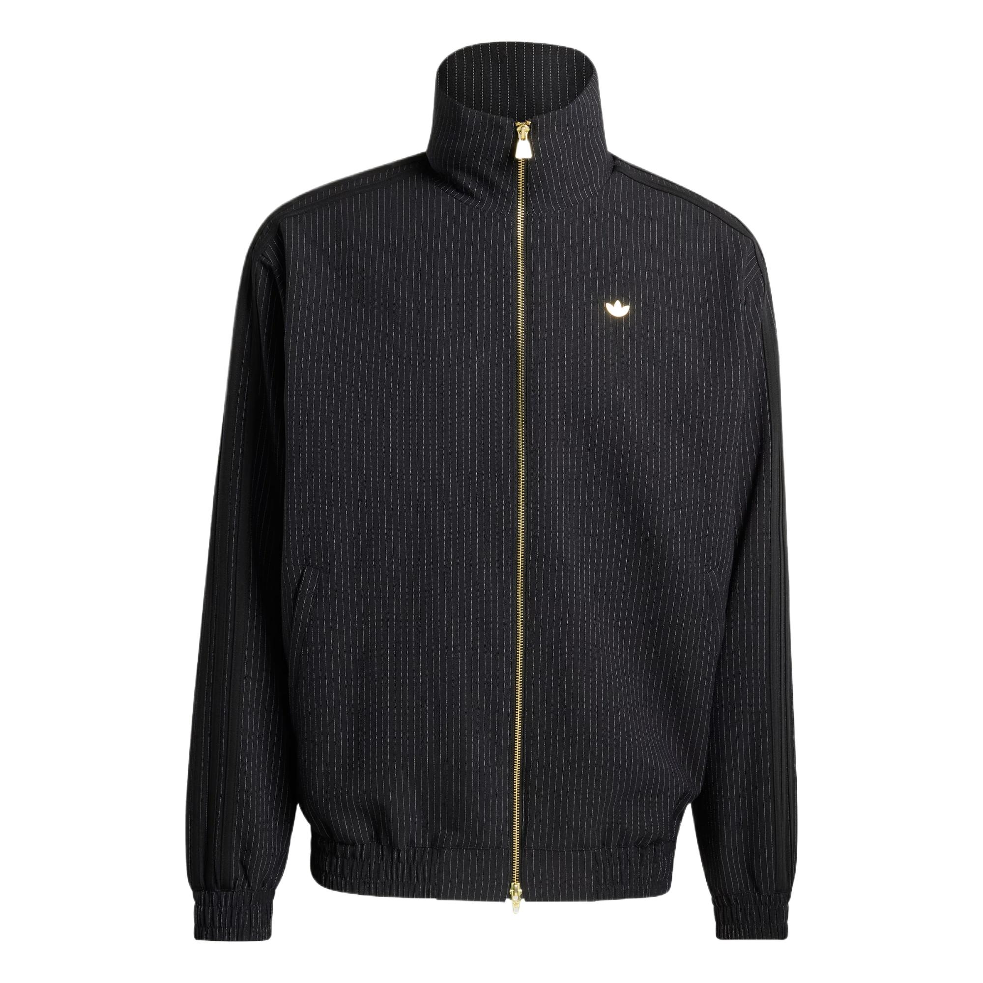 Adidas Originals Firebird Stehkragen Reißverschluss Gestreift Locker Jacke Herren Jacken Schwarz KC9051 M