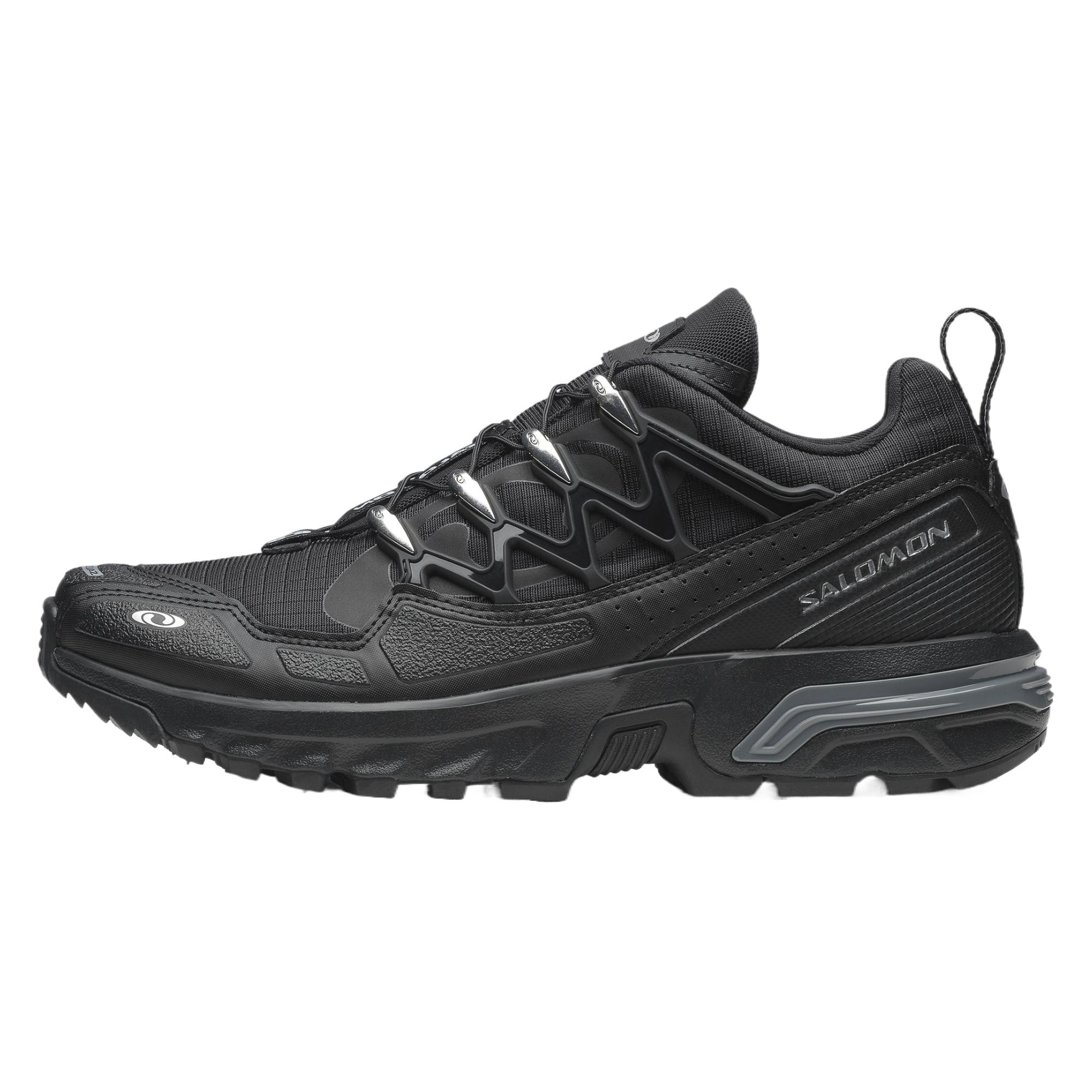 Salomon Acs + Night Bequeme Langlebige Low-Top Laufschuhe Unisex Laufschuhe Schwarz 476766 40⅔