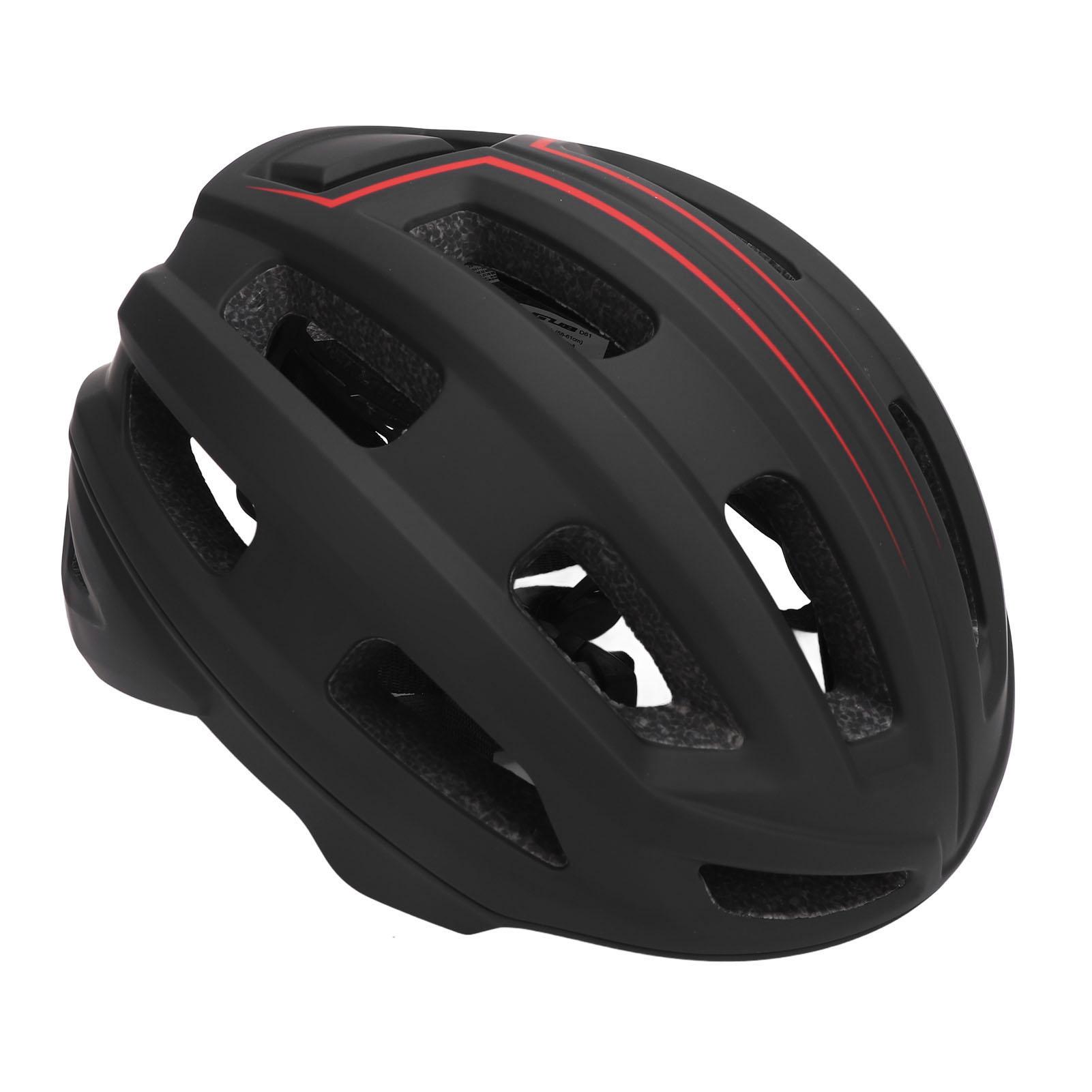 Fahrradhelm für Erwachsene Männer Frauen PC EPS Einstellbar Atmungsaktiv Leicht Fahrradhelm für schwarz