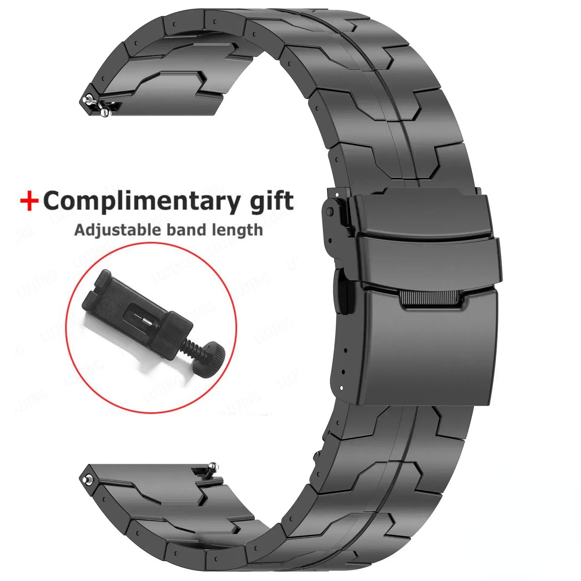 22mm Titan Armband für Huawei Uhr 4/3 Pro GT4/3Pro 46mm Ultimative Uhr Strap für Amazfit Balance GTR 4/3/2 47mm Armband 22mm schwarz