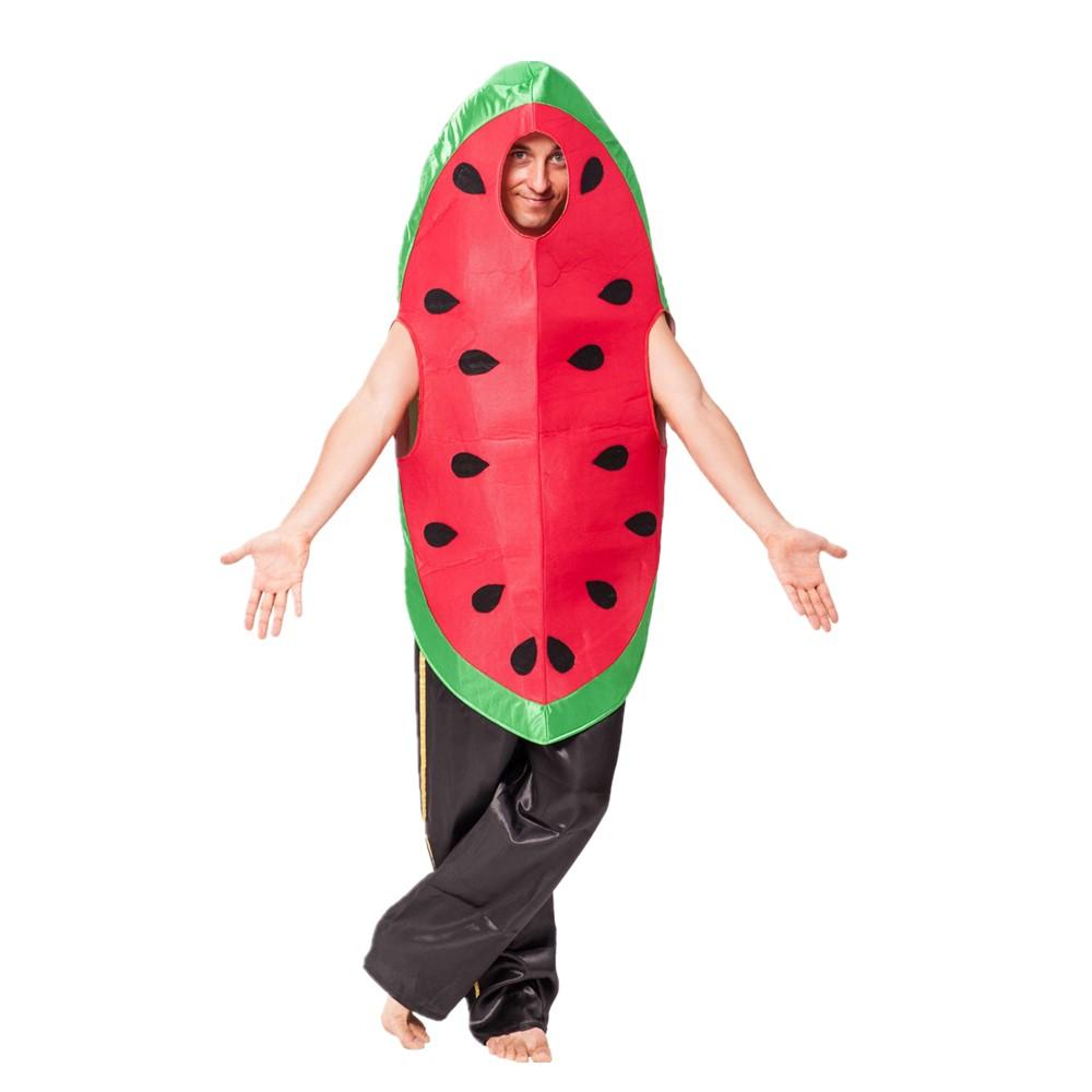 Erwachsene Männer Frauen Essen Obst Wassermelone Kostüm Kostüm Halloween Party Lustiges Outfit One size