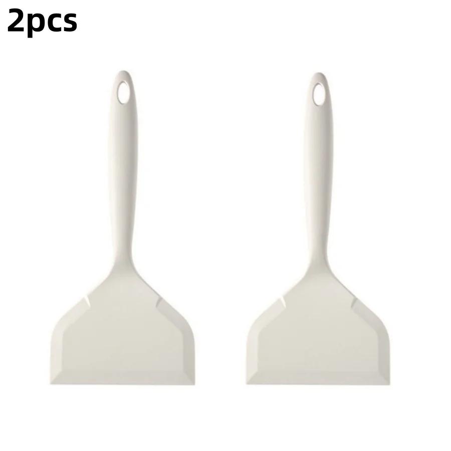 1 stück silikon hitzebeständig spachtel haushalt lebensmittel grade antihaft-bratpfanne sushi steak fisch pfannkuchen backen scoop küche werkzeug white