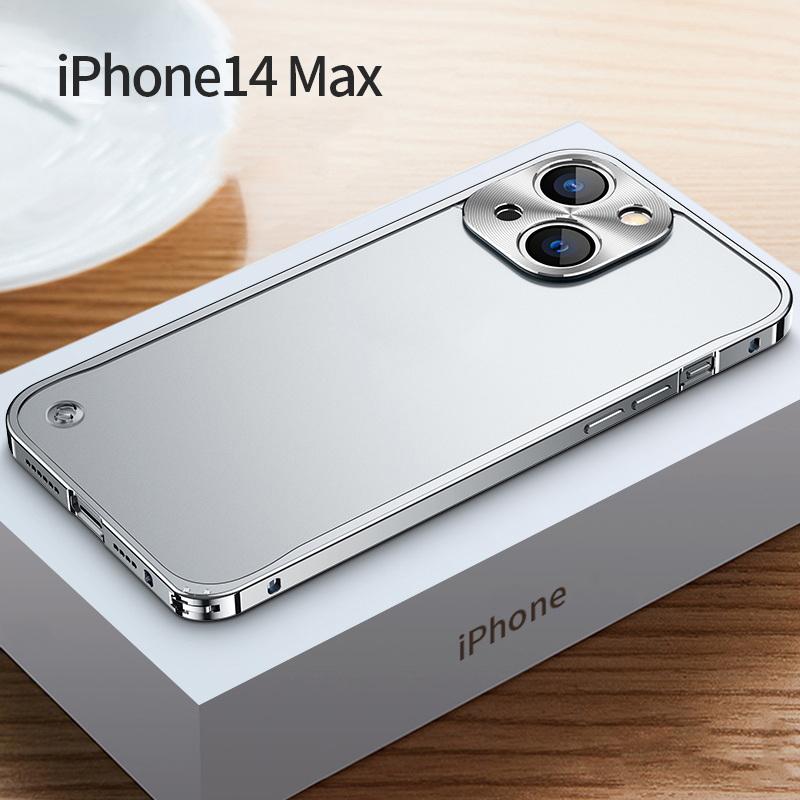 6 Farben Aluminiumlegierung Acryl Harte Stoßfeste Klare Hülle Abdeckung Für iPhone 16 Pro 15 14 Pro Max 13 Pro MAX 13 Mini 12 Pro MAX For iPhone 15 Pro Max