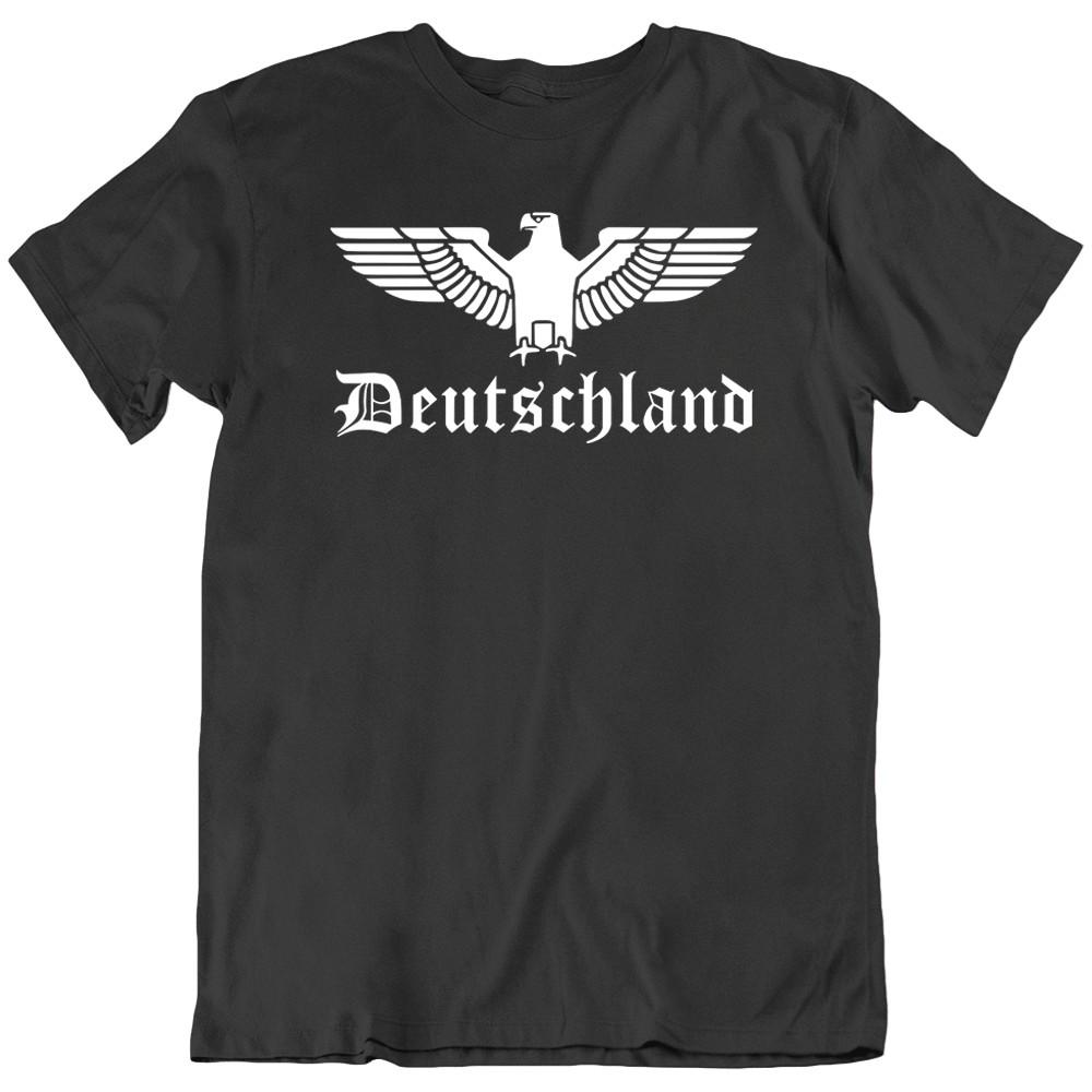 Deutschland Deutscher Adler Deutschland Fußball Fußball Biker T-Shirt Tee Geschenk Neu L