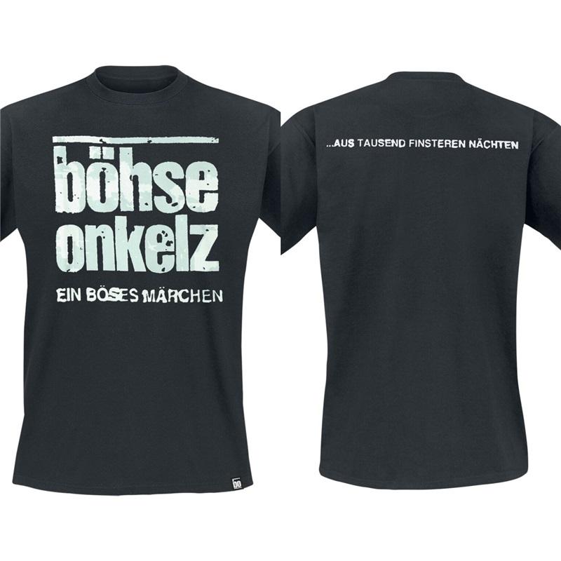 Deutsche Rockband Böhse Onkelz Hier Sind Die Onkelz Global Tour T-Shirt Street Hip Hop Oversized Y2k Lässig Baumwolle Herren Damen T-Shirts Tees Kleidung S