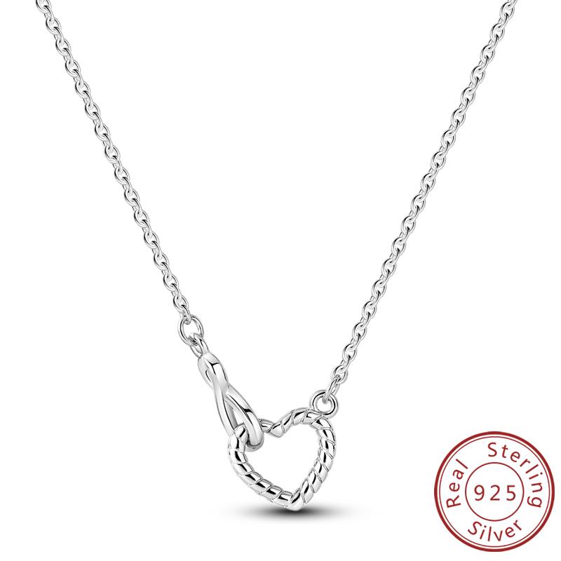 Halskette 925 Silber Schmetterling Liebesherz Bär Klassisch Einfach Verstellbare Halskette Für Damen Mädchen Mode Schmuck Geschenke