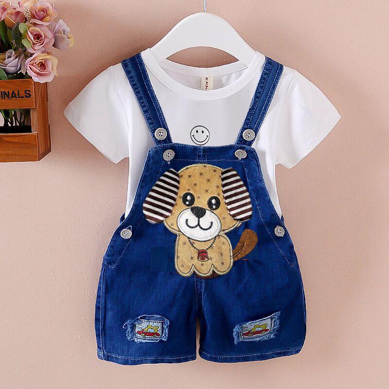 Kinderbekleidung Kinderhosen Baby Kinderoverall Jeans Baby Sommershorts 80