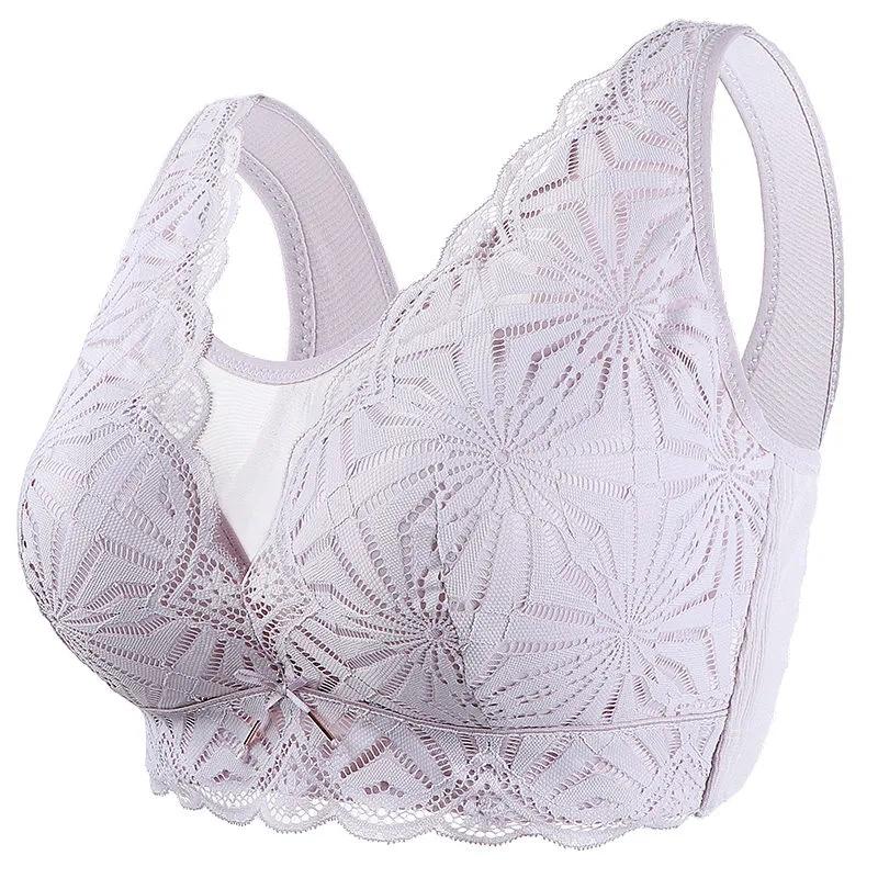 40-46 DE Cup Unterwäsche Große Größe Vollschalen-BH Dünner Abschnitt Zur Erhöhung Der Raffung Zur Verhinderung Des Brustverlusts Damenunterwäsche 46E