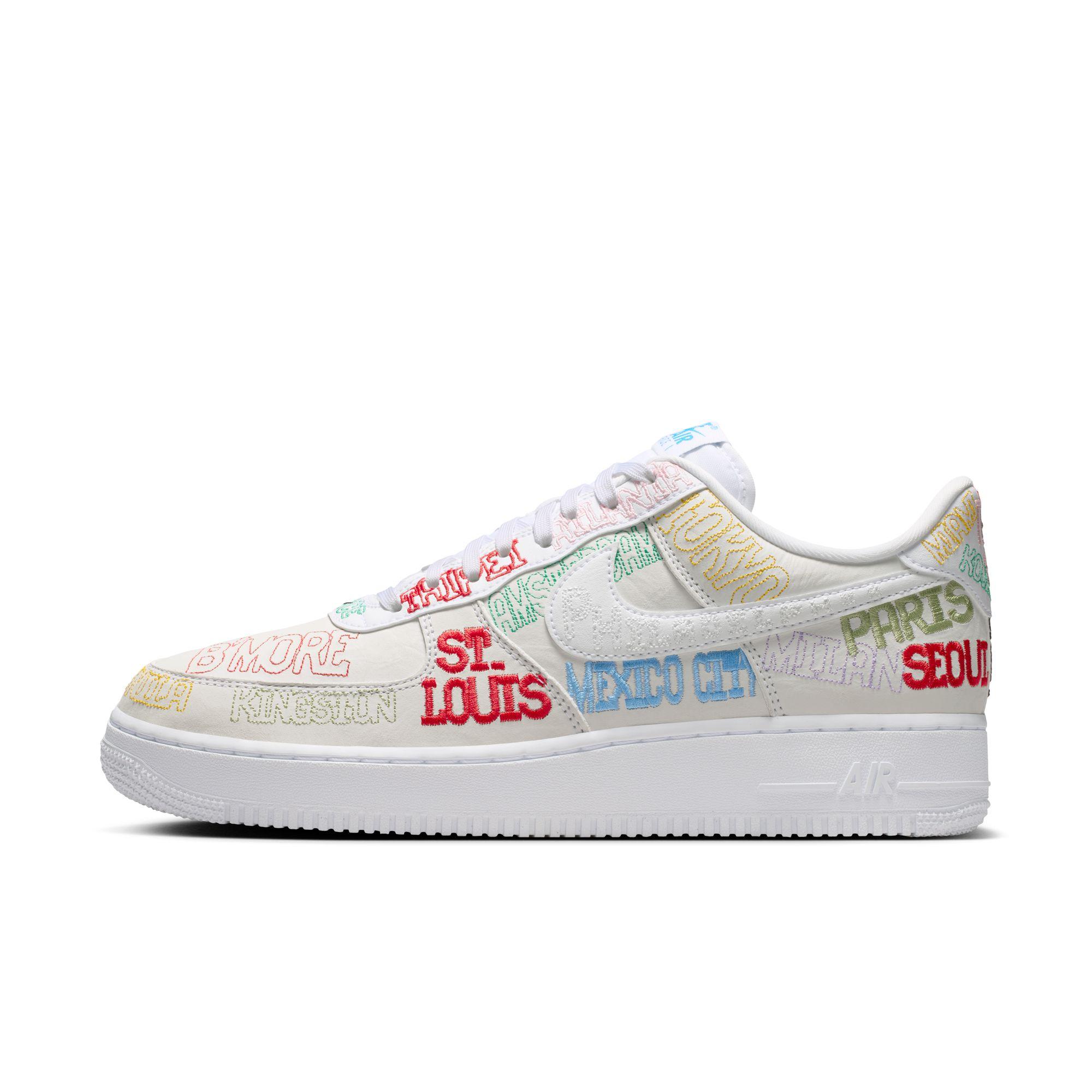 Nike Air Force 1 Low World Tour - Weiße Unisex-Sneaker II1549-100 39