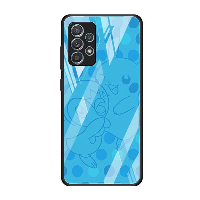 Cartoon Comic Pokemon Glas Fall Für Samsung Galaxy A52 A32 A51 A12 A22 A21s A50 A71 A53 A70 A31 A33 A72 a10 Funda Telefon Abdeckung Samsung A10