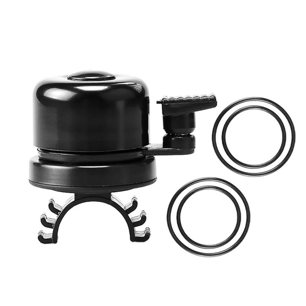 Fonken Classic Fahrradklingel für Airtag, Klingelgehäuse, wasserdichte Fahrradhalterung, Fahrradklingel für Air Tag, GPS-Tracker, Fahrradzubehör Type-B schwarz